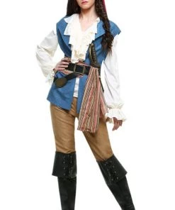 Hallowitch Costumes Women's Captain Jack Sparrow Costume For Adult