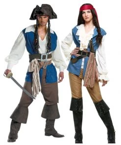 Hallowitch Costumes Women's Captain Jack Sparrow Costume For Adult