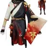Hallowitch Costumes Genshin Impact Kaedehara Kazuha Cosplay Costume Men's