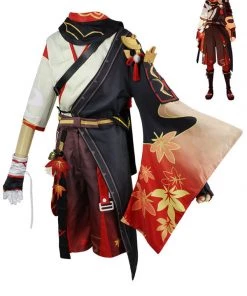 Hallowitch Costumes Genshin Impact Kaedehara Kazuha Cosplay Costume Men's