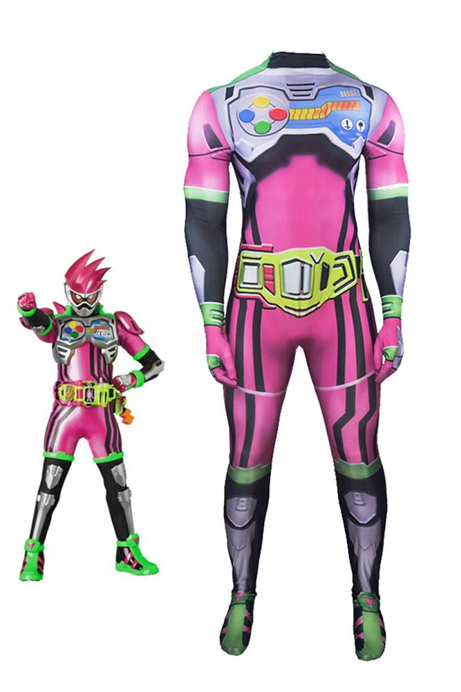 Hallowitch Costumes Boys' Kamen Rider Ex-Aid Rider Costume Adult Kids 3 Hallowitch Costumes Boys' Kamen Rider Ex-Aid Rider Costume Adult Kids