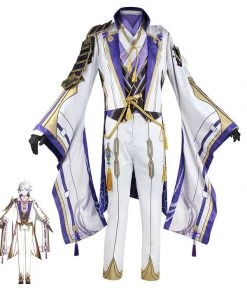 Hallowitch Costumes Genshin Impact Kamisato Ayato Cosplay Costume Men's
