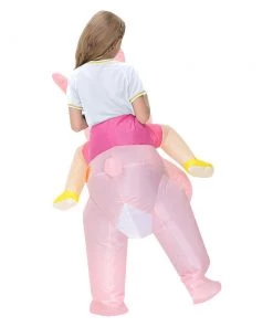 Hallowitch Costumes Kids Inflatable Ride On Bunny Costume For Easter And Halloween Girls'