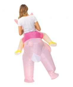 Hallowitch Costumes Adult Inflatable Ride On Bunny Costume For Easter And Halloween Women's