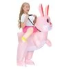 Hallowitch Costumes Kids Inflatable Ride On Bunny Costume For Easter And Halloween Girls'