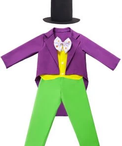 Hallowitch Costumes Willy Wonka Costume For Kids. Charlie And The Chocolate Factory