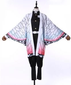 Hallowitch Costumes Shinobu Kocho Cosplay Costume - Demon Slayer Kimetsu No Yaiba