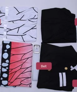 Hallowitch Costumes Shinobu Kocho Cosplay Costume - Demon Slayer Kimetsu No Yaiba