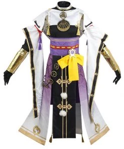 Hallowitch Costumes Genshin Impact Kujou Sara Cosplay Costume Women's