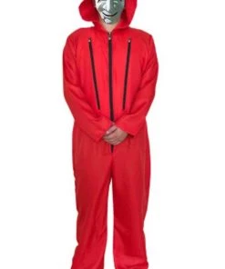 Hallowitch Costumes Boys' Money Heist La Casa De Papel Salvador Dali Red Costume