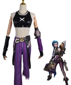 Hallowitch Costumes Women's League Of Legends LOL Jinx Outfits Costume