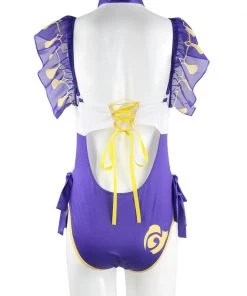 Hallowitch Costumes Genshin Impact Lisa Minci Swimsuit Cosplay Costumes Women's