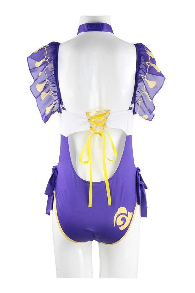 Hallowitch Costumes Genshin Impact Lisa Minci Swimsuit Cosplay Costumes Women's 4 Hallowitch Costumes Genshin Impact Lisa Minci Swimsuit Cosplay Costumes Women's