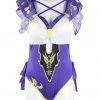 Hallowitch Costumes Genshin Impact Lisa Minci Swimsuit Cosplay Costumes Women's