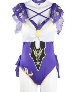 Hallowitch Costumes Genshin Impact Lisa Minci Swimsuit Cosplay Costumes Women's