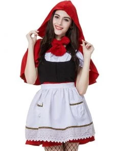 Hallowitch Costumes Little Red Riding Hood Costume For Adult Women