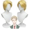 Hallowitch Costumes Boys' Loid Forger Cosplay Wig, Spy X Family Wig Costume