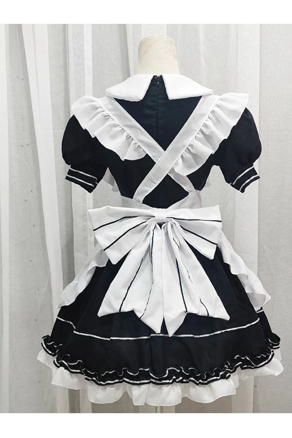 Hallowitch Costumes French Maid Dress Lolita Outfit 4 Hallowitch Costumes French Maid Dress Lolita Outfit
