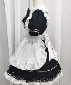 Hallowitch Costumes French Maid Dress Lolita Outfit 8 Hallowitch Costumes French Maid Dress Lolita Outfit