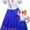 Hallowitch Costumes Encanto Luisa Dress Costume For Girls Kids 1 Hallowitch Costumes Encanto Luisa Dress Costume For Girls Kids