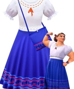 Hallowitch Costumes Encanto Luisa Dress Costume For Girls Kids