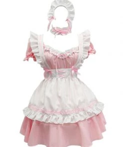 Hallowitch Costumes Women's French Maid Dress Lolita Costume For Adult Women