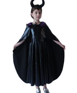 Hallowitch Costumes Maleficent Costume Dress For Kids