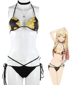 Hallowitch Costumes My Dress Up Darling Cosplay Marin Kitagawa Swimsuit