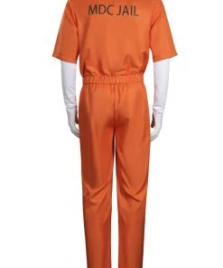Hallowitch Costumes Michael Morbius Jumpsuit MDC Jail Costume Men's 8 Hallowitch Costumes Michael Morbius Jumpsuit MDC Jail Costume Men's