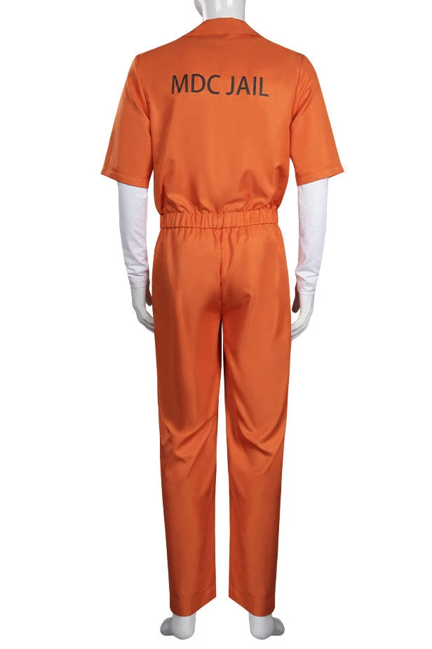 Hallowitch Costumes Michael Morbius Jumpsuit MDC Jail Costume Men's 5 Hallowitch Costumes Michael Morbius Jumpsuit MDC Jail Costume Men's