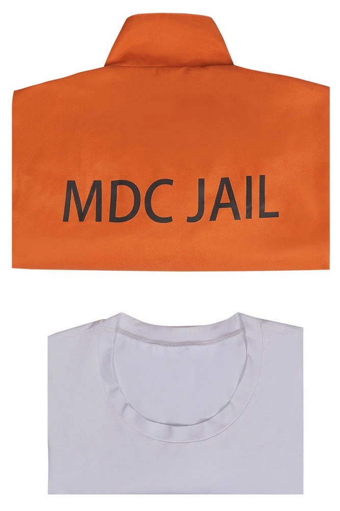 Hallowitch Costumes Michael Morbius Jumpsuit MDC Jail Costume Men's 6 Hallowitch Costumes Michael Morbius Jumpsuit MDC Jail Costume Men's