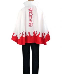 Hallowitch Costumes 7th Minato Namikaze Costume Cloak, Hokage Cloak For Adults Men's