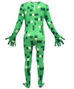 Hallowitch Costumes Minecraft Creeper Costume For Kids Boys Halloween Boys' 7 Hallowitch Costumes Minecraft Creeper Costume For Kids Boys Halloween Boys'