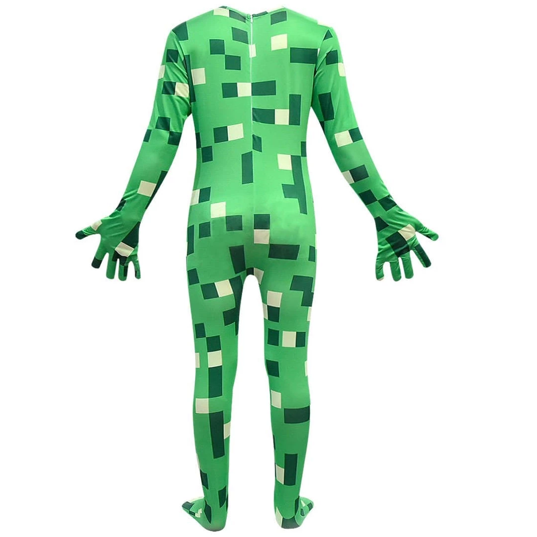 Hallowitch Costumes Minecraft Creeper Costume For Kids Boys Halloween Boys' 5 Hallowitch Costumes Minecraft Creeper Costume For Kids Boys Halloween Boys'