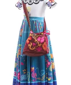 Hallowitch Costumes Encanto Mirabel Madrigal Dress Costume For Girls