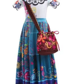 Hallowitch Costumes Encanto Mirabel Madrigal Dress Costume For Girls