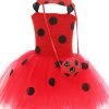 Hallowitch Costumes Kids Miraculous Ladybug Tutu Dress Girls'