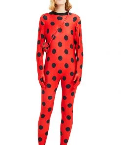 Hallowitch Costumes Adult Miraculous Ladybug Costume For Halloween