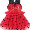 Hallowitch Costumes Kids Miraculous Ladybug Tutu Dress Girls' 2 Hallowitch Costumes Kids Miraculous Ladybug Tutu Dress Girls'