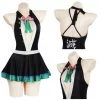 Hallowitch Costumes Demon Slayer Mitsuri Kanroji Swimwear Bathing Suit