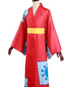 Hallowitch Costumes One Piece Wano Country Monkey D. Luffy Cosplay Costume