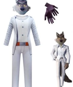 Hallowitch Costumes Kid's Mr. Wolf Costume With Mask. The Bad Guys Boys'
