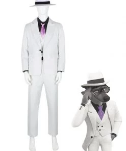 Hallowitch Costumes Men's Mr. Wolf The Bad Guys Outfits Halloween Cosplay Costume