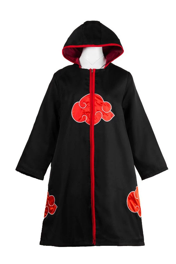 Hallowitch Costumes Boys' Coaplay Naruto Akatsuki Group Robe Cloak Costume For Kids And Adult 4 Hallowitch Costumes Boys' Coaplay Naruto Akatsuki Group Robe Cloak Costume For Kids And Adult