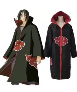 Hallowitch Costumes Boys' Coaplay Naruto Akatsuki Group Robe Cloak Costume For Kids And Adult 9 Hallowitch Costumes Boys' Coaplay Naruto Akatsuki Group Robe Cloak Costume For Kids And Adult