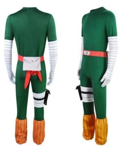 Hallowitch Costumes Naruto Rock Lee Cosplay Costume For Adult