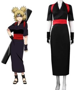Hallowitch Costumes Naruto Temari Nara Cosplay Costume Suit For Adult Women's