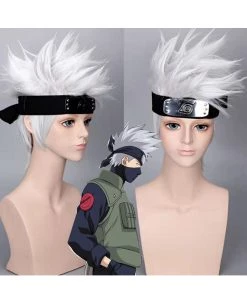 Hallowitch Costumes Men's Cosplay Naruto Kakashi Hatake Costume Set For Adult