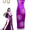 Hallowitch Costumes One Piece Boa Hancock Dress Cosplay Costume Women's