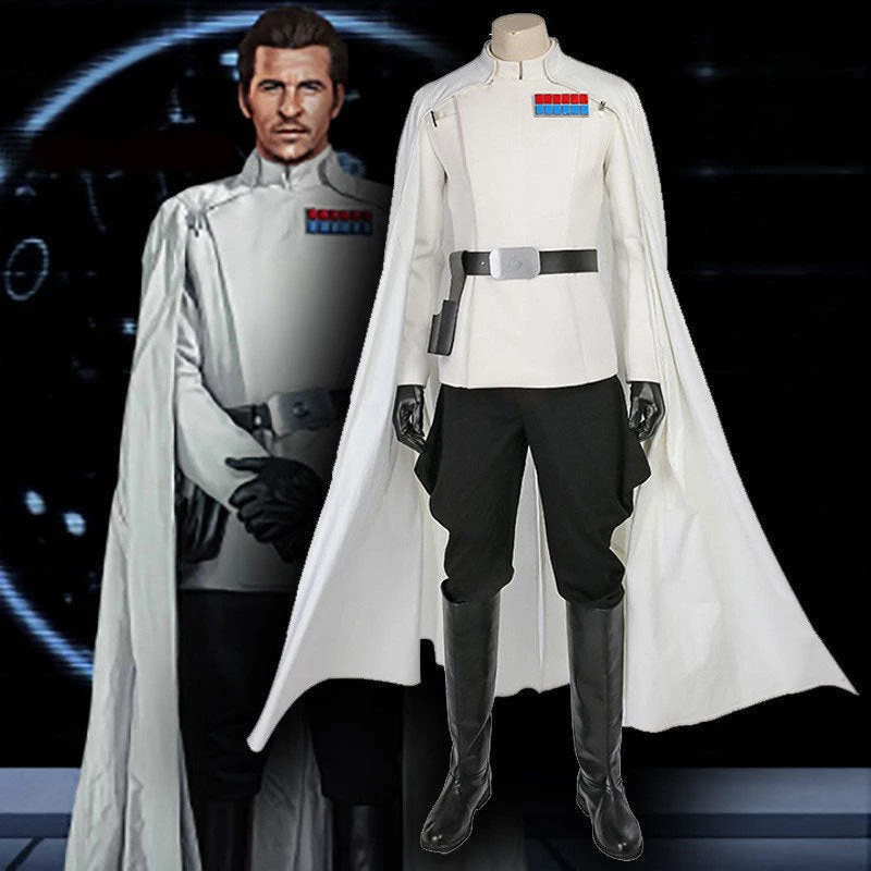 Hallowitch Costumes Men's Rogue One A Star Wars Story Orson Krennic Costume Outfit 3 Hallowitch Costumes Men's Rogue One A Star Wars Story Orson Krennic Costume Outfit